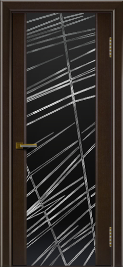 Двери ЛайнДор Камелия венге тон 12 стекло Графит