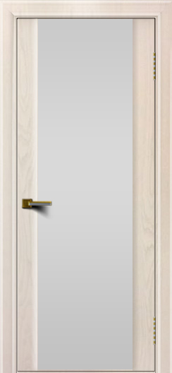 Двери ЛайнДор Камелия жемчуг тон 27 стекло Белое