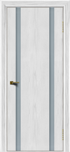 Двери ЛайнДор Камелия К2 тон 38 стекло Белое