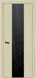 Двери ЛайнДор Камелия К4 тон 34 стекло Графит