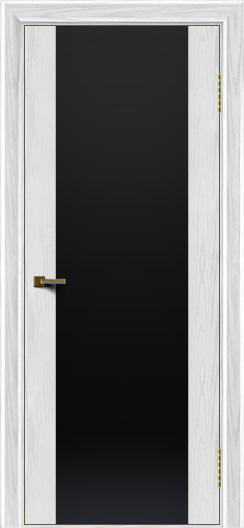 Двери ЛайнДор Камелия тон 38 стекло Черное