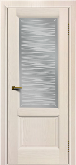 Двери ЛайнДор Эстела жемчуг тон 27 стекло Волна