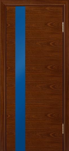 Двери Лайндор Камелия К5 тон 10 стекло Синее
