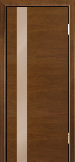 Двери Лайндор Камелия К5 тон 23 стекло Серо-коричневое