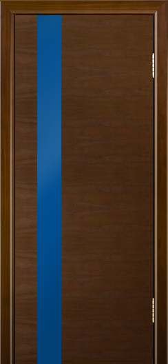 Двери Лайндор Камелия К5 тон 30 стекло Синее