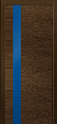 Двери Лайндор Камелия К5 тон 35 стекло Синее