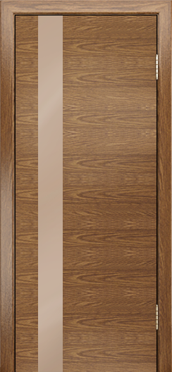 Двери Лайндор Камелия К5 тон 45 стекло Серо-коричневое